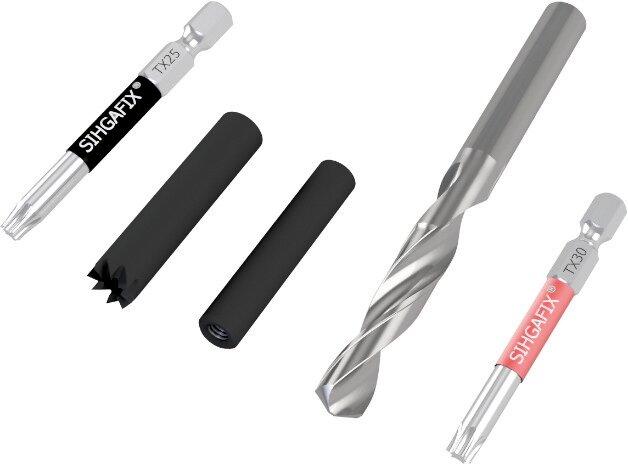 Actual product image Sihga Screwdriver Inserts Rest-X Set