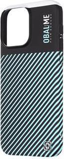 Produktbild Obal:Me Flossy Stripes Case für Apple iPhone 15 Pro Max schwarz/hellblau (Apple iPhone 15 Pro Max)