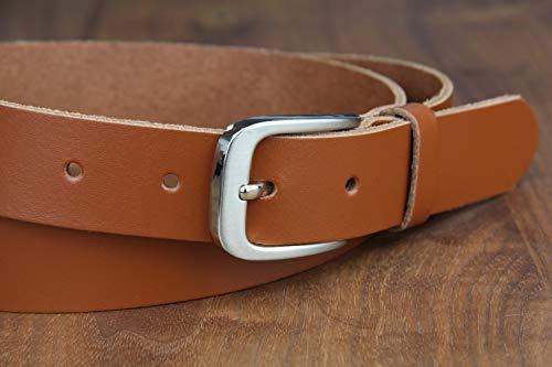 Produktbild Only-Bags.Store Ledergürtel, Gürtel, 3 cm breit, Braun, 90-105 cm (90, 95, 100, 105)