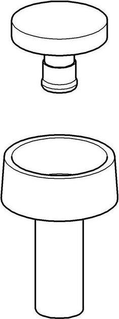 Actual product image Grohe Push button and rosette (06.11.6972)
