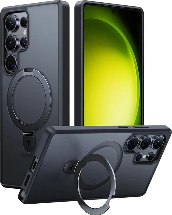 Produktbild Torras - Ostand Series - Samsung Galaxy S25 Ultra - Black (Samsung Galaxy S25 Ultra)