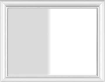 Image du produit Gessi Eleganza, miroir mural (cadre blanc) 1100 x 900 mm, 46595