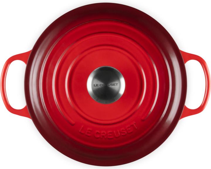 Produktbild Le Creuset Signature (24 cm, Bräter + Schmortopf, Gusseisen, Emaille)