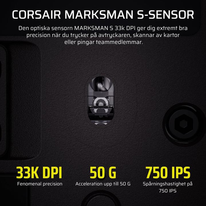Actual product image Corsair Gaming-Maus Scimitar Elite Wireless SE, Maus Features (Wireless)