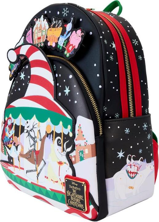 Actual product image Loungefly Nightmare before Christmas by mini rucksack Journey to Christmas Town