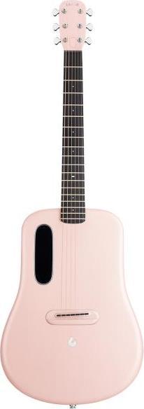 Actual product image Lava Music Gitarre ME 4 36 Zoll Pink mit Kabel (Acoustic guitar, Carbon fibre composite)
