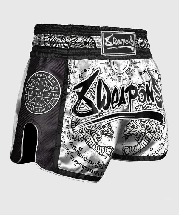 Image du produit 8Weapons 8 Weapons Muay Thai Shorts Carbon - Sak Yant Tigers (S)