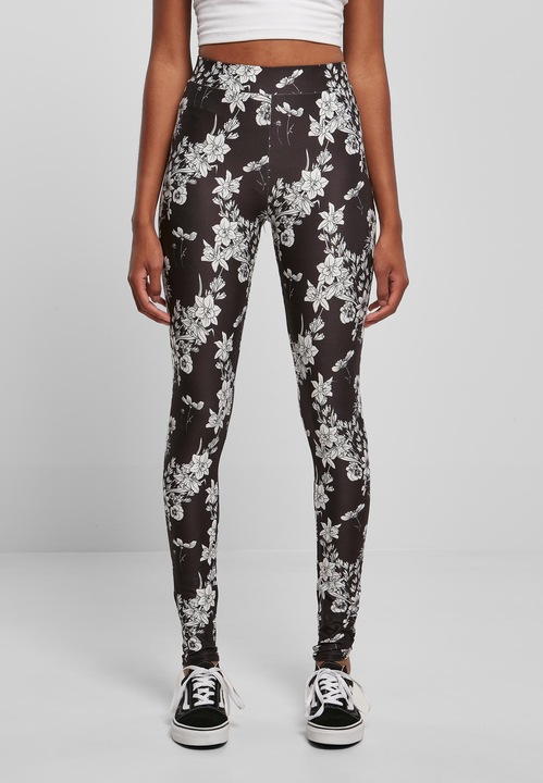 Actual product image Urban Classics Ladies Soft AOP Leggings (XS)