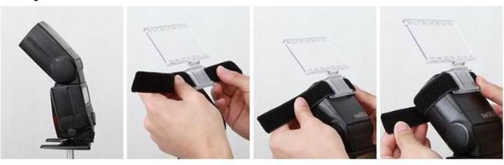 Actual product image Falcon Eyes Colour filter CFA-30K for Speedlite camera flash (Flash colour filter)