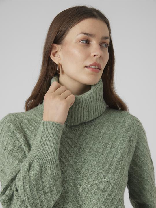 Produktbild Vero Moda VMANJASTINNA LONG COWL PULLOVER GA EXC Strickpullover (XS)