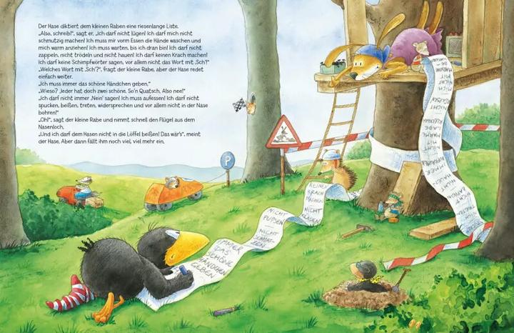 Image du produit Le petit corbeau Chaussette : Tout est permis? (Allemand, Nele Moost)