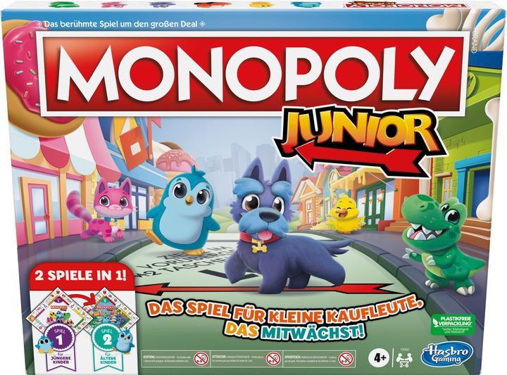 Immagine prodotto Monopoly Junior 2 giochi in 1 (Tedesco)
