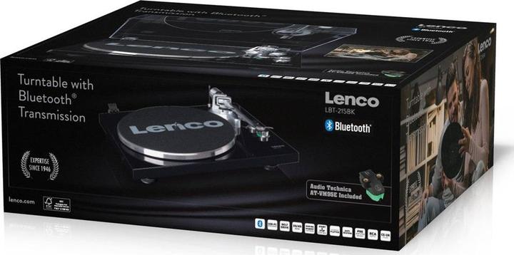 Productafbeelding Lenco LBT-215BK (Handmatig)