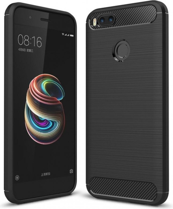 Produktbild Screenguard Xiaomi Mi A1 Hülle Carbon Brushed Soft TPU (Xiaomi Mi A1)