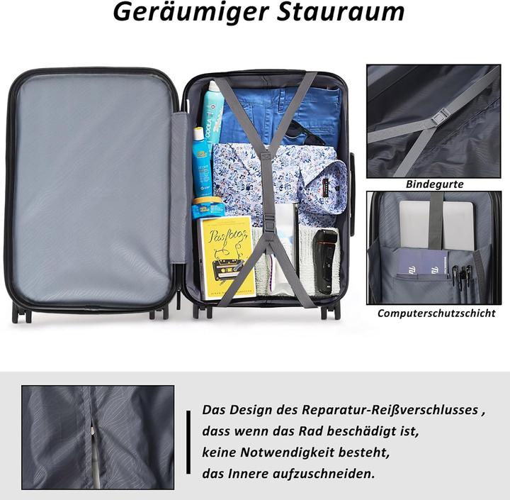 Produktbild Tan.Tomi Handgepäckkoffer mit Laptopfach (43 l)