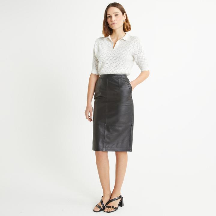 Image du produit Anne Weyburn Jupe en cuir (48)