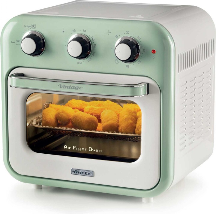 Productafbeelding Ariete Vintage Air Fryer Mini Oven groen