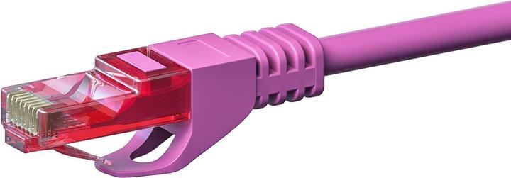 Produktbild Dsit CAT6 Netzwerkkabel, U/UTP, 2 meter, Rosa, 100% Kupfer (U/UTP, CAT6, 2 m)