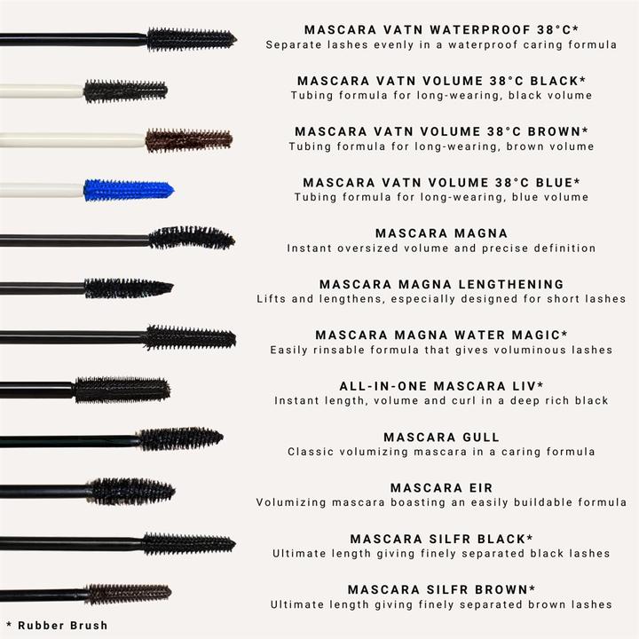 Energie-Label IDUN Minerals Mascara Silfr Brown length separation new design vegan (Braun)