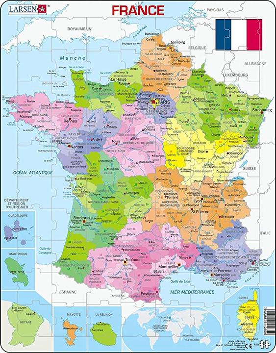 Immagine prodotto Larsen Francia Politica (70 pezzi)