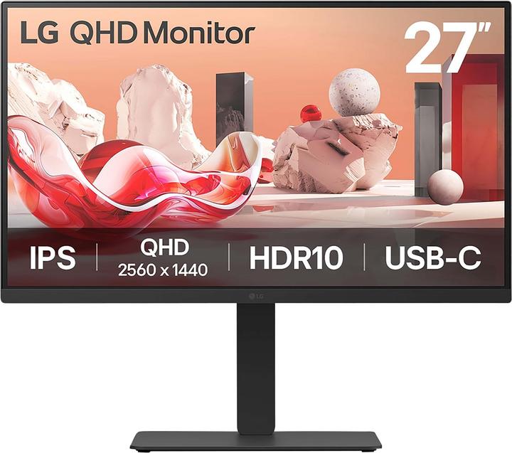 Actual product image LG Dis 27 27BA75QB-B Business QHD IPS Black (2560 x 1440 pixels, 27")