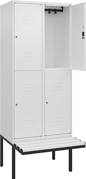 Actual product image C+P Double-decker locker Classic PLUS bench seat (80 cm, 212 cm)