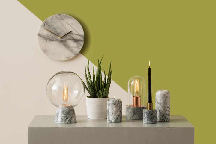 Produktbild Fifty five south Marmor Kerzenständer Lamonte - Grey