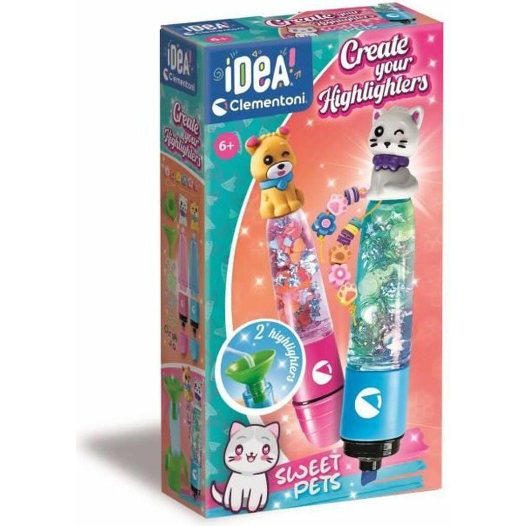 Clementoni Multicolore Idea Machen Sie Ihre Eigenen Textmarker - Süsse Haustiere