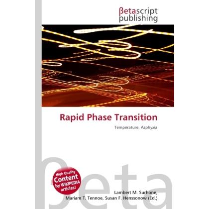 Rapid Phase Transition, Fachbücher von Lambert M. Surhone, Miriam T. Timpledon, Susan F. Marseken