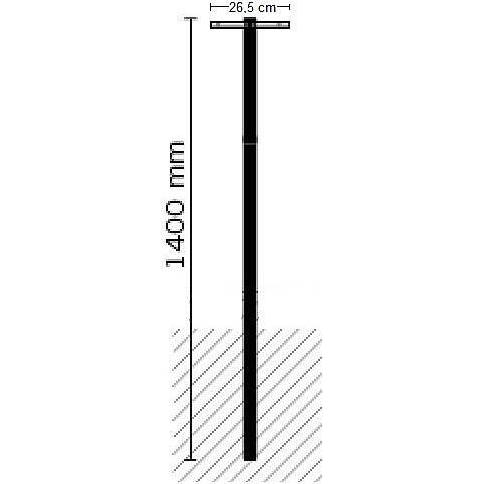Thumbnail - SafePost, Briefkasten, 1400-E Universal Stativ zum Einbetonieren