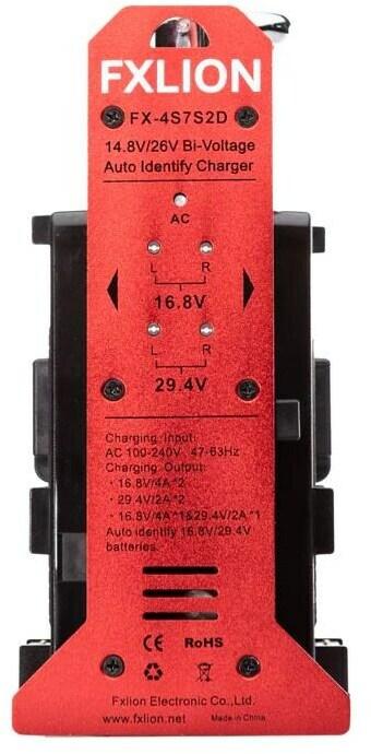 Produktbild Fxlion Double Charger V-Lock 14.8V/26V (Kamera Akku Ladegerät)