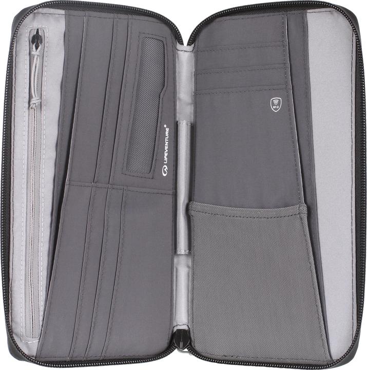Actual product image Lifeventure RFID Travel Wallet, Recycled, Grey