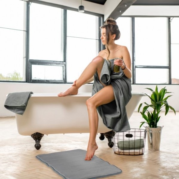Actual product image Relaxdays Bath mat memory foam (49 x 114 x 1.5 cm)