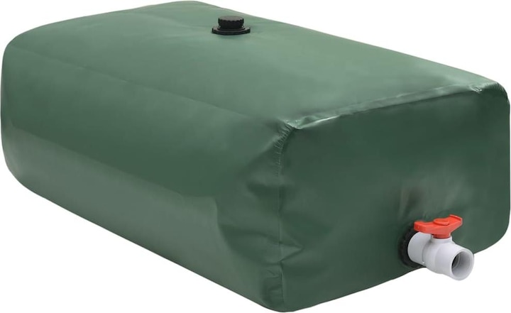 Actual product image VidaXL Wassertank mit Wasserhahn Faltbar 1000 L PVC (1000 l)