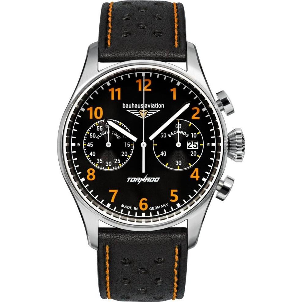 Bauhaus, Armbanduhr, 27705, Schwarz, (42 mm)