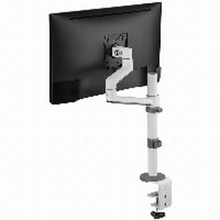 Produktbild Neomounts Tischhalterung 100x100 -8kg 17-27"/h?v/neig/schwenk/Klemme/wei? (Tisch, 27", 8 kg)