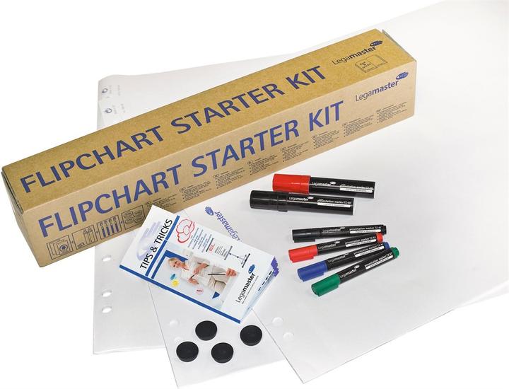 Image du produit Legamaster Flipchart-Marker Zubehörset, 20 Blatt Blanco, 3 Stück (14x)