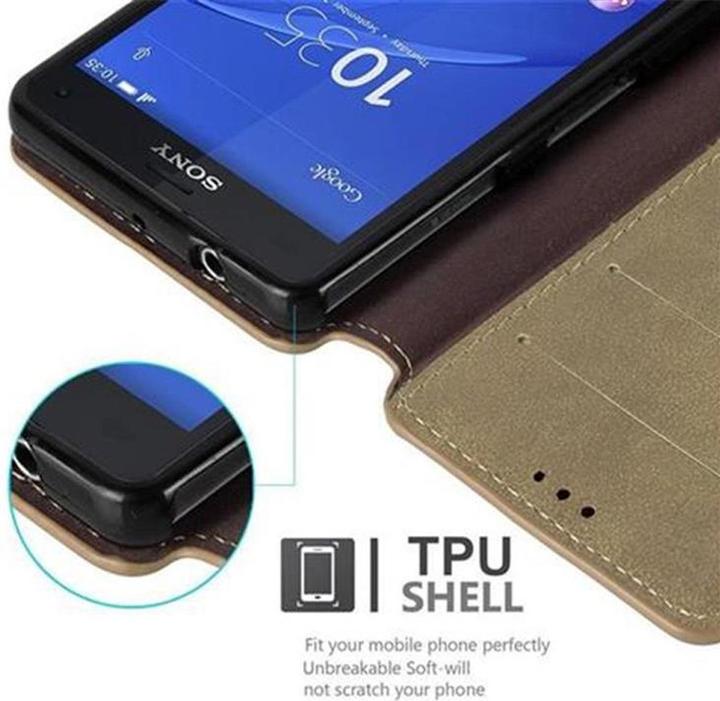 Produktbild Cadorabo Book Retro Matt Wallet Cover (Sony Xperia Z3 Compact)
