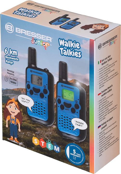 Image du produit Bresser Talkie-walkie, bleu (6 km)