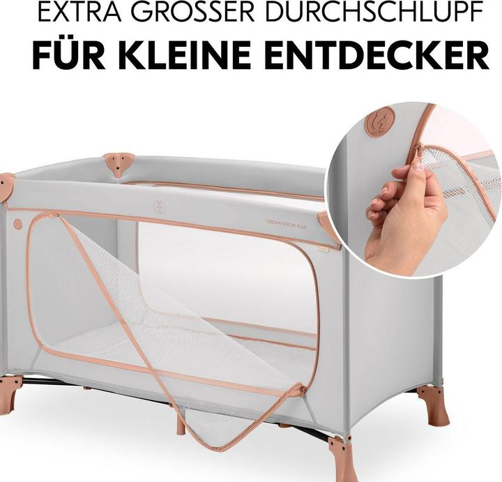 Produktbild Hauck Reisebetten Reisebett Set Dream N Play Plus inkl. Spielzelt (60 x 120 cm)
