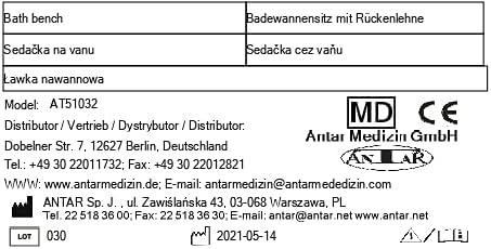 Produktbild Badewannensitz mit Rückenlehne (120 kg)