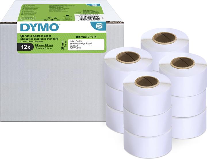 Produktbild Dymo ® LW - Standardadressetiketten Permanent Papier - - 2093091 (8.90 cm)