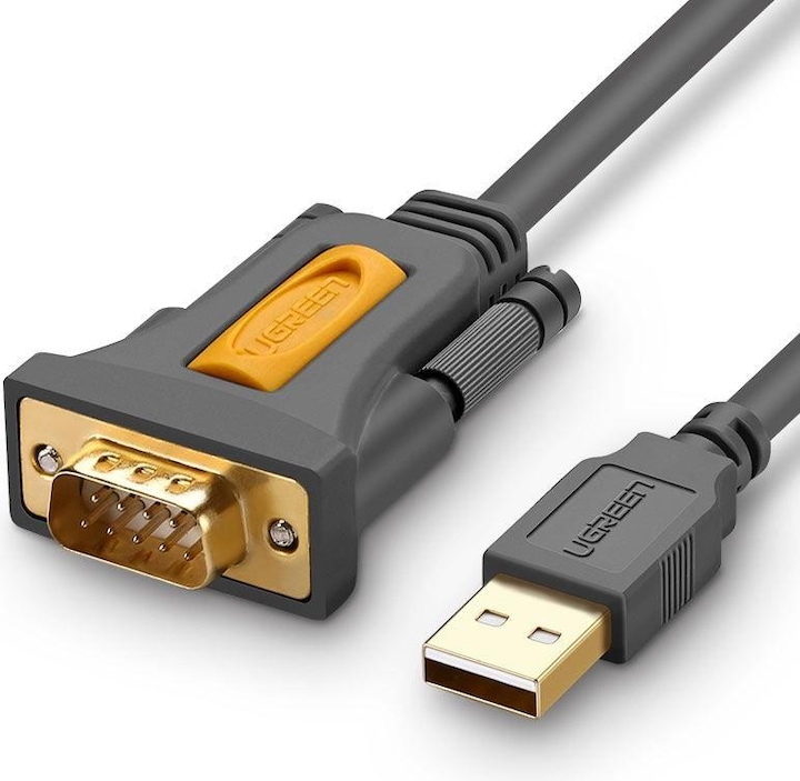 Actual product image Ugreen Cable USB do RS-232 CR104, 1.5m (black) (1.50 m)