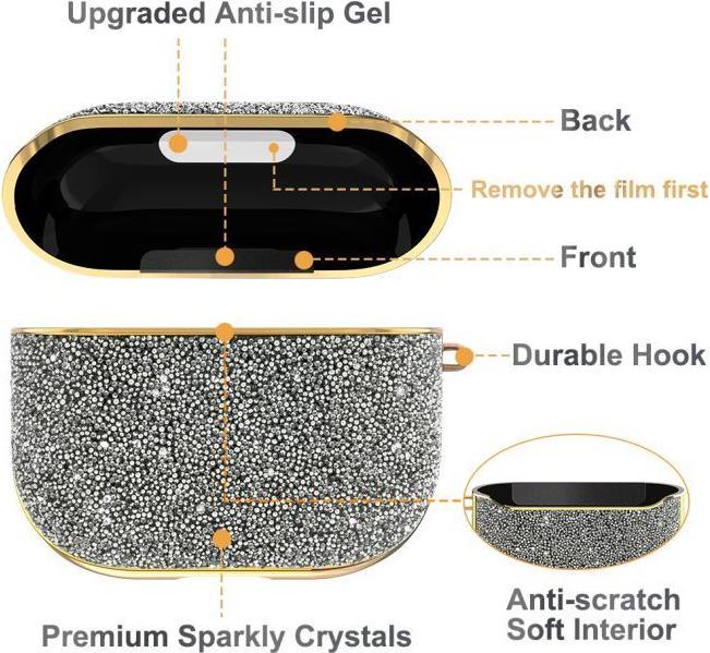 Actual product image Kingxbar Crystal Fabric Series (Headphone sleeve)