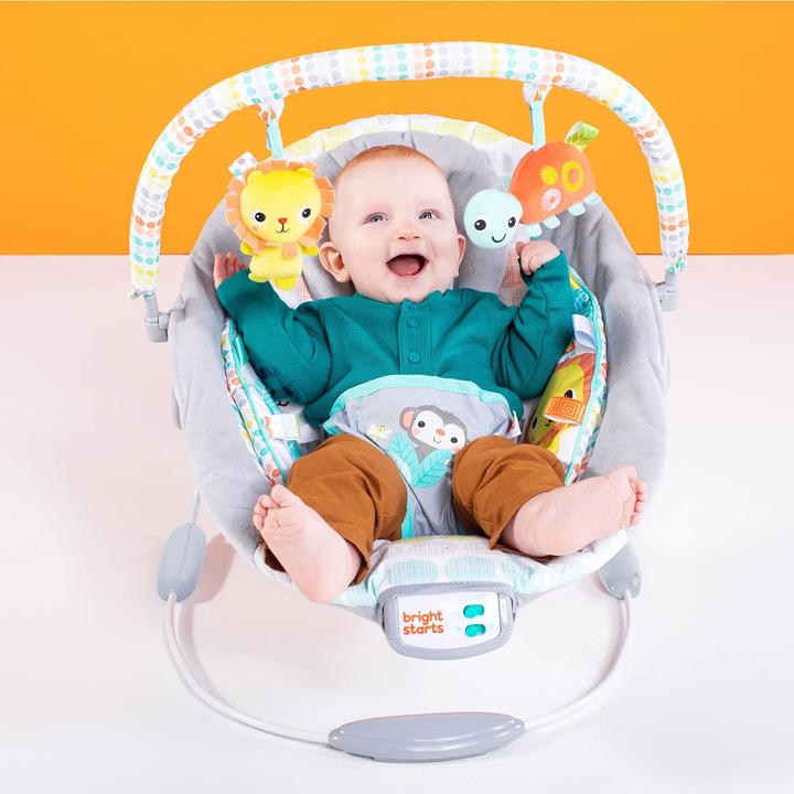 Image du produit Bright Starts Transat vibrant pour bébé, Whimsical Wild