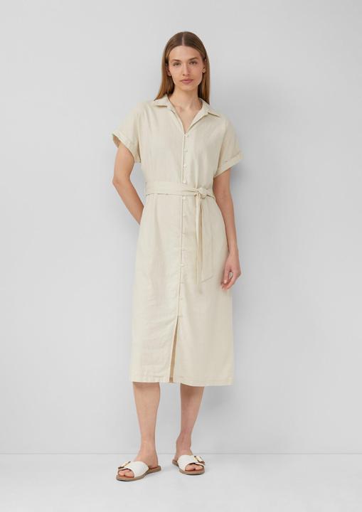 Immagine prodotto S.Oliver Kleid Midikleid aus Leinenmix mit Eingrifftaschen (38)