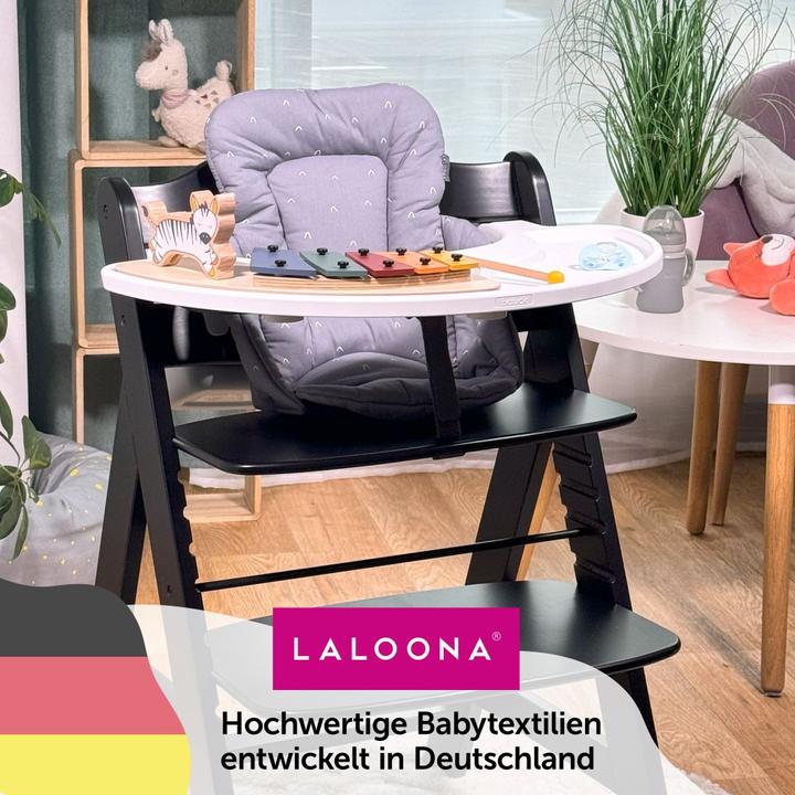 Actual product image La Loona LaLoona seat reducer for high chairs Seat reducer for Hauck Alpha high chair - Curves