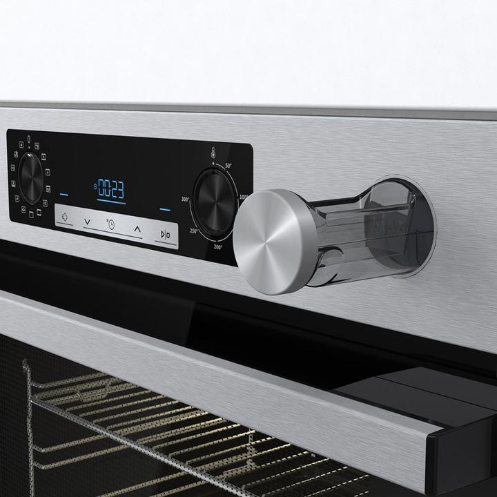 Immagine prodotto Hisense BSA66226AX forno 77 L 3500 W A Nero, Grigio, Acciaio inossidabile