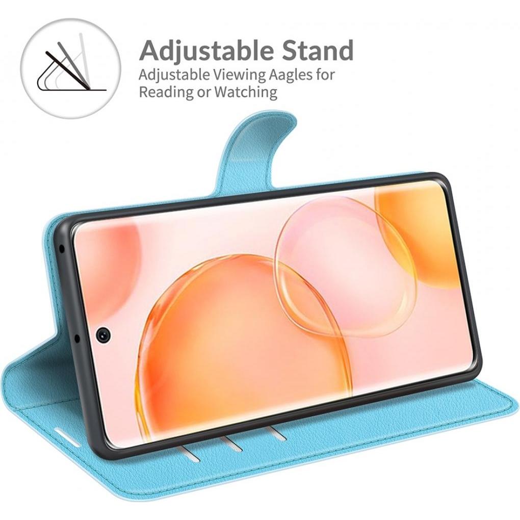 Thumbnail - Screenguard Honor 50 Leather Guard Lederhülle (Honor 50), Smartphone Hülle, Blau
