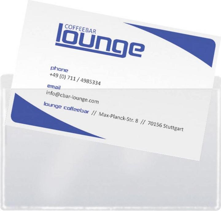 Produktbild Sigel Visitenkarten-Taschen (90 x 60 mm)